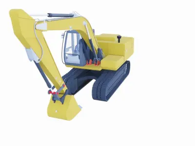 large excavator  3D print model