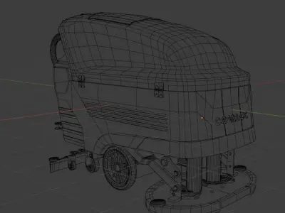 Floor Scrubber 3D model
