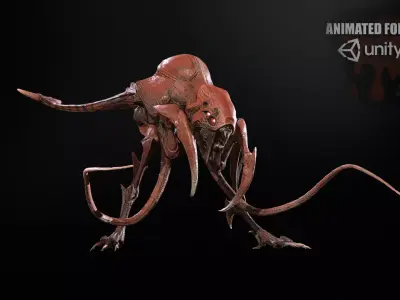 Raptor Low-poly 3D model get