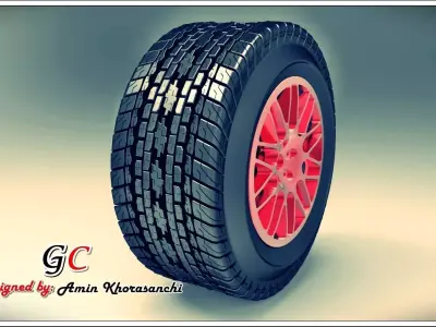 Tire tyres for sims Free 3D model