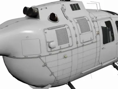 MBB BO-105 3D model