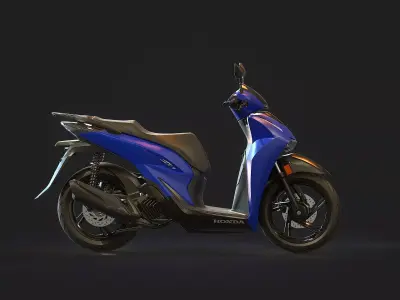 Base model Honda SH 125i 2026 3D model