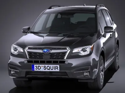 Subaru Forester 2017 3D model purchase