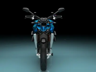 ducati yamaha motorcycle 3D model