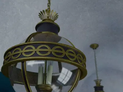 Antique Chandelier 3D model