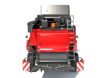 Combine Harvester 3D model 8