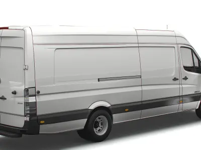 Freightliner Sprinter Cargo Van L4H2 2008 3D model