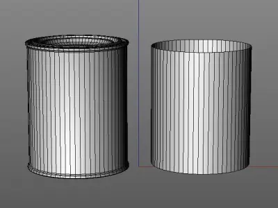 One pint paint can  3D model
