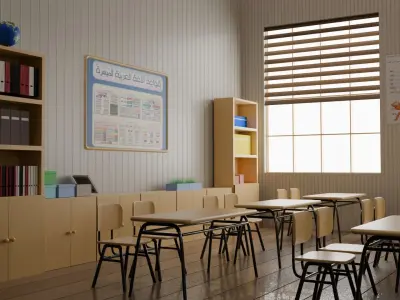 Class Room 3D model