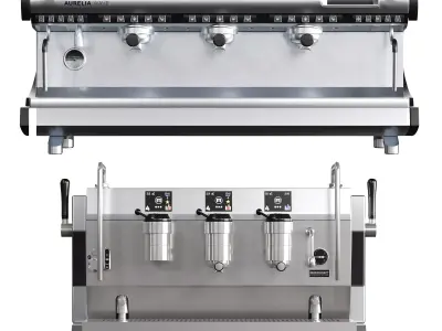 Nuova Simonelli Aurelia Wave T3 Low-poly 3D model