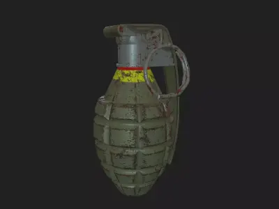 MK-2 Hand Grenade Low-poly 3D model purchase