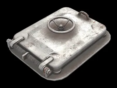 rectangle cover arm 3D model