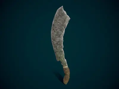 Primal Cleaver Free low-poly 3D model