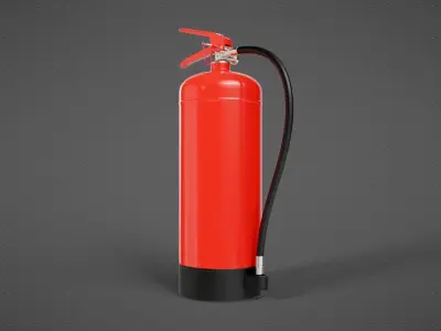 Water Fire Extinguisher 3D model purchase