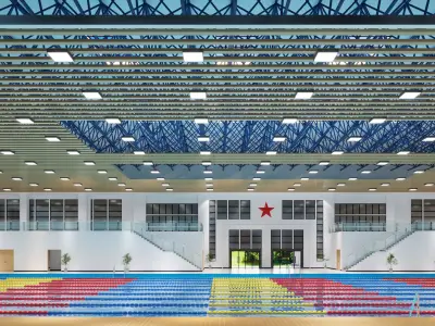 swimming pool 3D model 36
