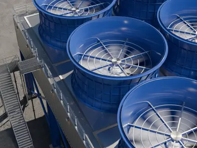 Air Cooled Condenser 3D model