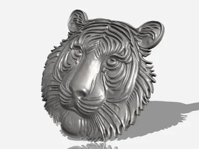 TIGER PENDANT FOR DECORATION CNC 3DPRINTING Free 3D print model