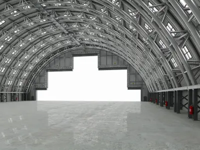 Hangar 4 3D model
