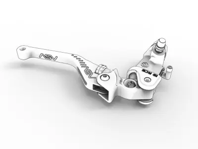 Brembo 19 RCS with ASV CNC Lever 3D model