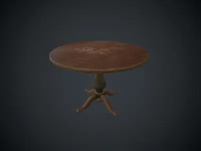 Table v1 pbr Low-poly 3D model
