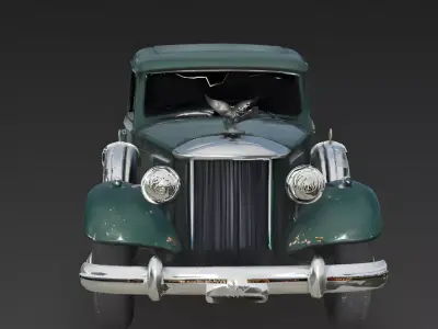 Realistic 30s Statesman Luxury Sedan 3d model Low-poly 3D model