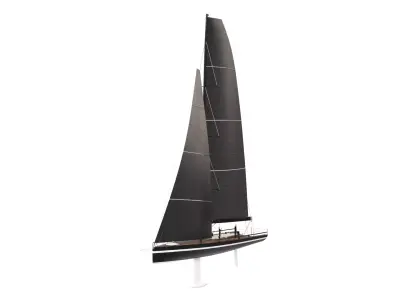 Sailing Yacht 3D model V1