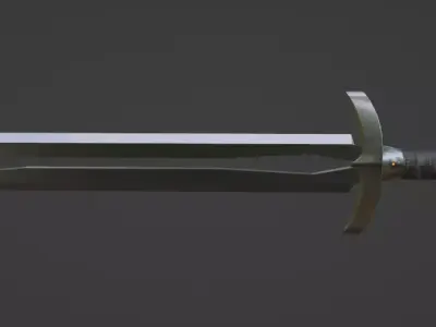 Fantasy Dagger Low-poly 3D model shop