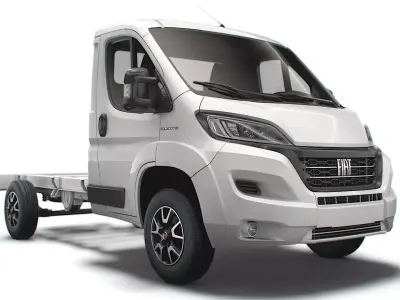 Fiat Ducato Chassis Truck Single Cab 3450WB 2022 3D model