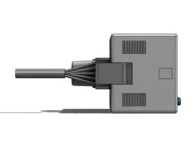 Pressostato SMC ISE20B V 01 W K Pressure Switch 3D model