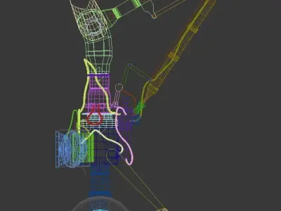 Landing Gear Detailed 3D model