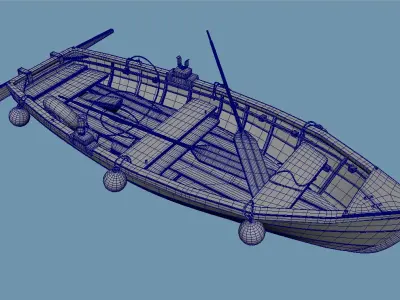 Simple Boat 3D model purchase