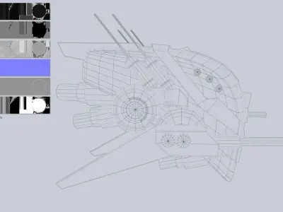 Unmanned Scifi Drone Low-poly 3D model from CGTrader