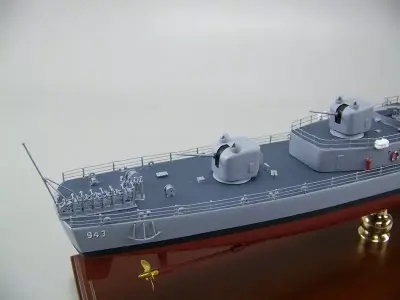 Forrest Sherman Class Destroyer US Navy Warship 3D print model