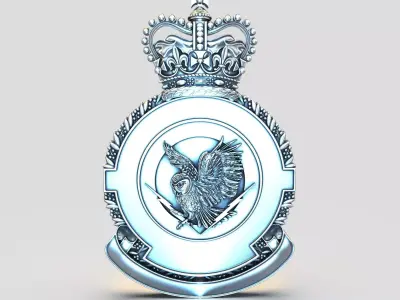 Royal owl 3D print model