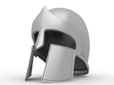 Helmet iron spartan helmet 3D model