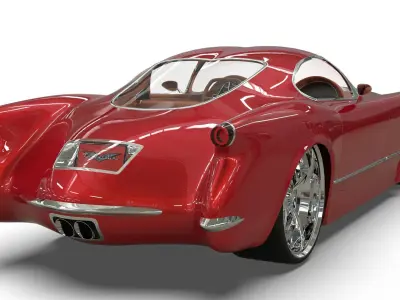 1953 Chevrolet Corvette TwelveAir 3D model