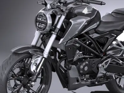 Honda CBR125R 2018 3D model