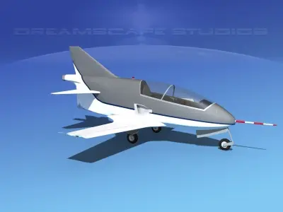 Bede BD-5J Microjet  V08 3D model