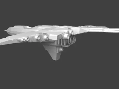 SuperJuggernaut fighter jet 3D model