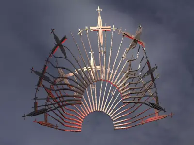 Angel Vortex Crown 3 3D model