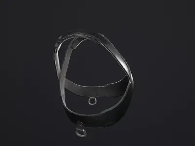 Cross Chest Strap PBR Low-poly 3D model