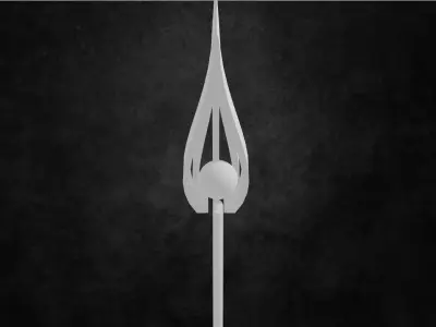 Spear wall lamp Free 3D model