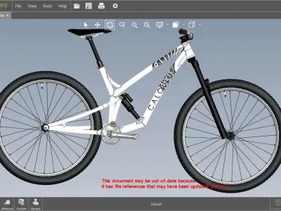 Bicycle - titan mountain-bike 3D model