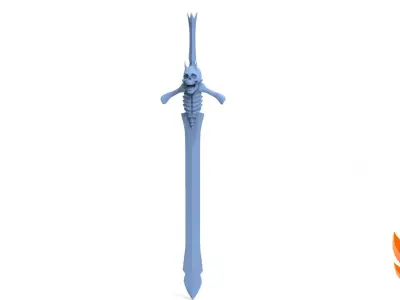 Sword from devil may cry 3D model