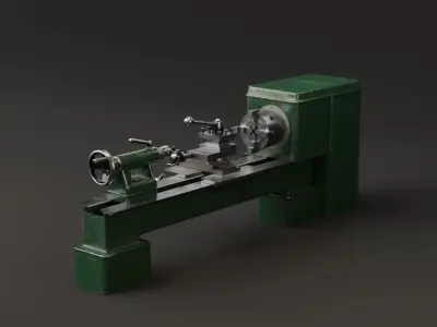 Lathe 3D model
