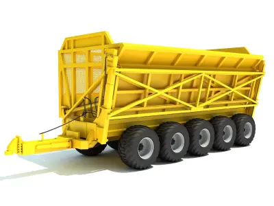 Cane Transfer Trailer 3D model