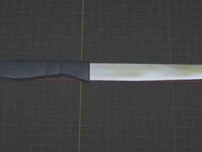 simple knife Free low-poly 3D model