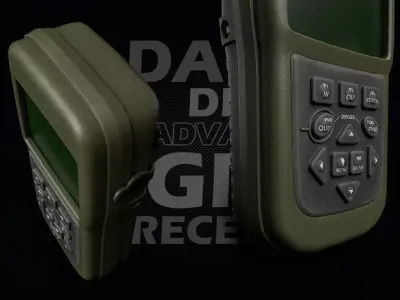 Game-ready DAGR  Defense Advanced GPS Receiver Low-poly 3D model