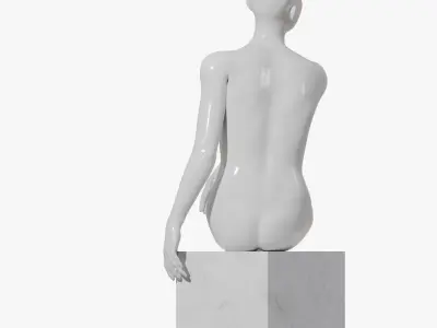  Female mannequin pose 8 PBR 