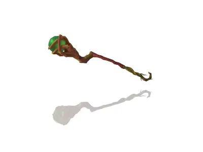 Essential Scepter Low-poly 3D model